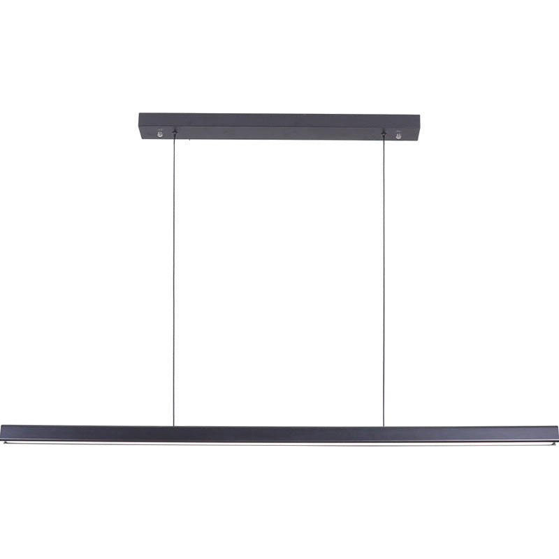 Minimalism Contemporary Style Island Chandelier Light Linear LED Island Light for Dining Room