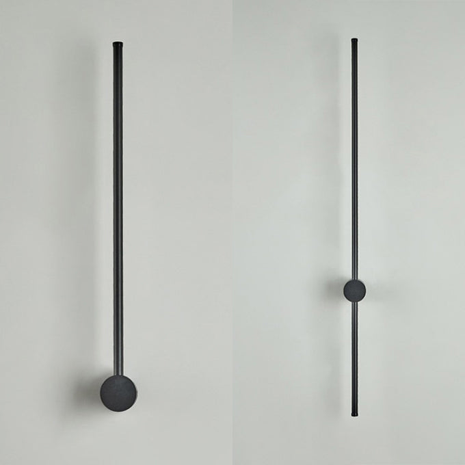 Modern Concise LED Wall Sconce Wrought Iron Linear Wall Lamp with Acrylic Shade