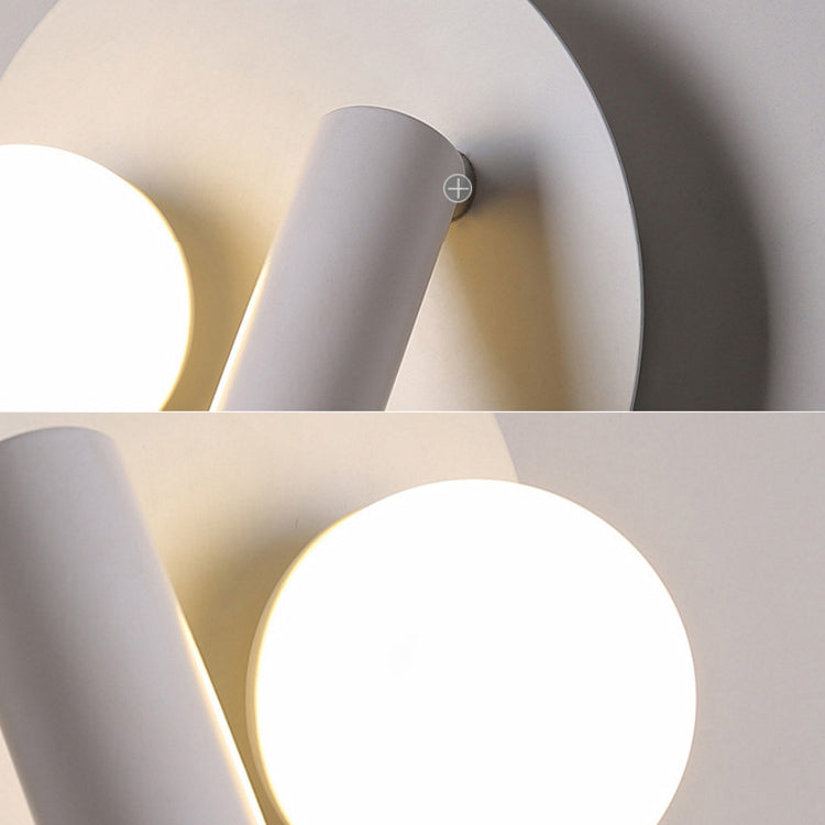 Acrylic White LED Wall Lamp in Modern Creative Style Aluminium Reading Wall Light for Bedroom