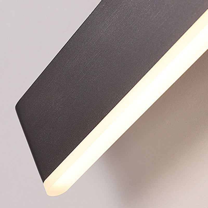 Acryl rechteckige LED -Wandlampe in moderner Einfachheit Aluminium Rotatable Wandleuchte für Schlafzimmer