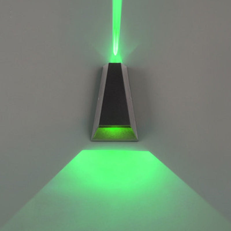 Geometric Shade Wall Lighting Modern Style Metal 2 Lights Wall Sconce Lamp