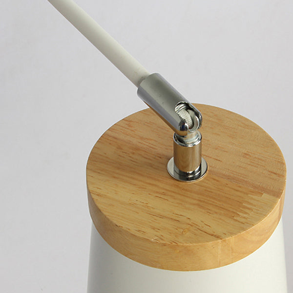 Geometric Shade Swing Arm Wall Lighting Modern Style Metal 1 Light Sconce Lamp