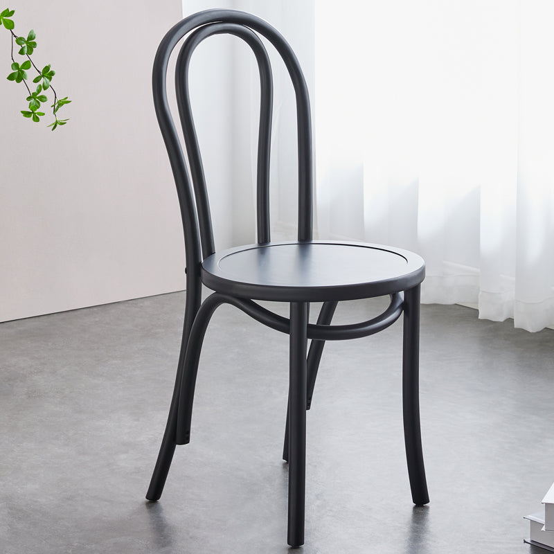 Juego de sillas de madera de haya contemporánea, cocina, comedor, sillas traseras Windsor