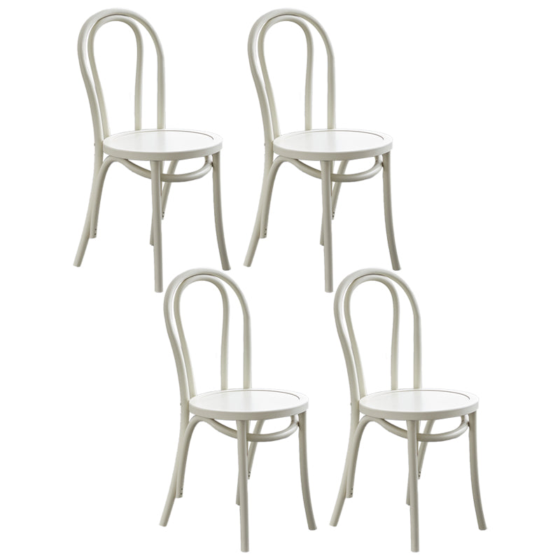 Juego de sillas de madera de haya contemporánea, cocina, comedor, sillas traseras Windsor