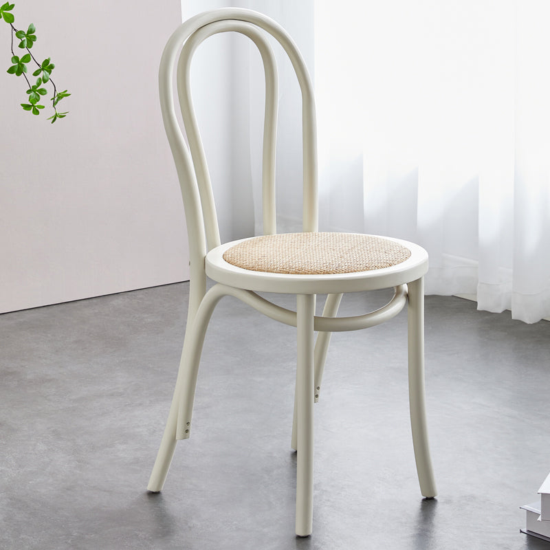 Juego de sillas de madera de haya contemporánea, cocina, comedor, sillas traseras Windsor