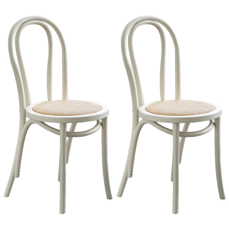 Juego de sillas de madera de haya contemporánea, cocina, comedor, sillas traseras Windsor