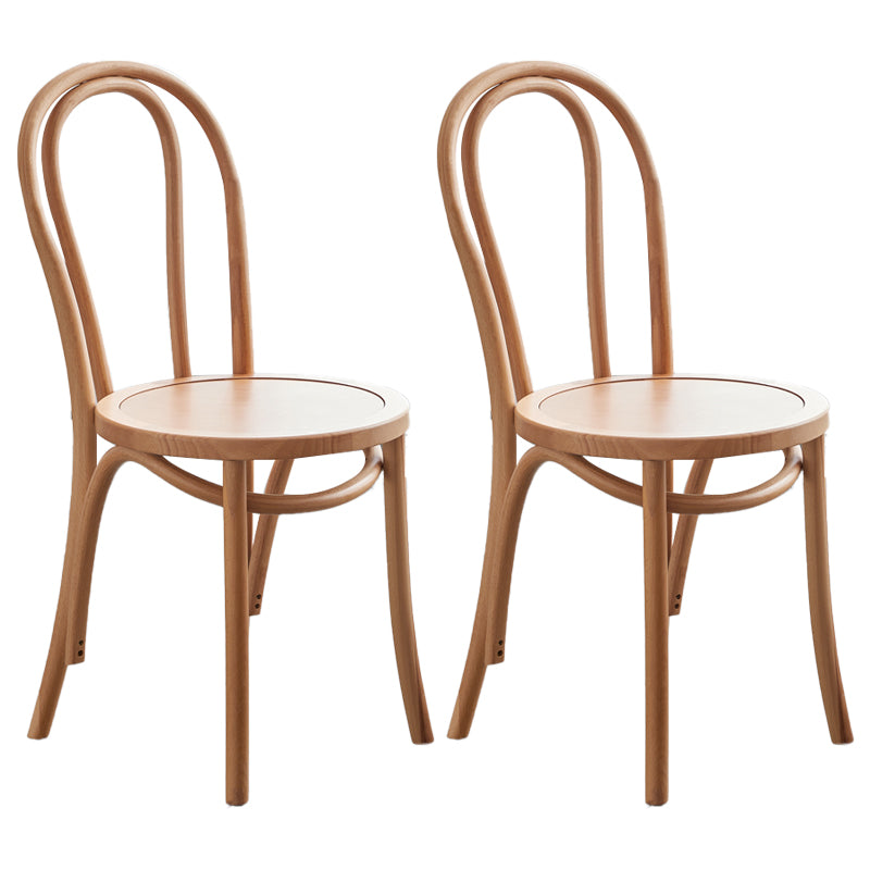 Juego de sillas de madera de haya contemporánea, cocina, comedor, sillas traseras Windsor