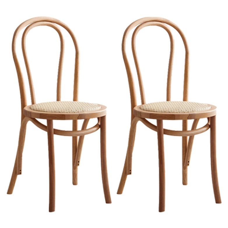 Juego de sillas de madera de haya contemporánea, cocina, comedor, sillas traseras Windsor