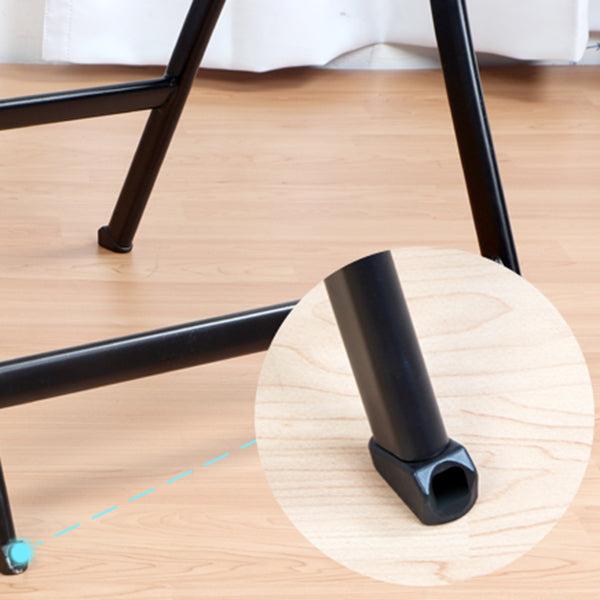 Chaise d'intérieur et d'extérieur moderne en métal et plastique, chaise d'appoint de salle à manger à dossier ouvert sans accoudoirs