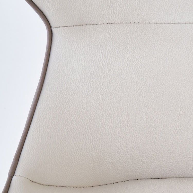 Chaise d'appoint à oreilles de style moderne avec pieds en métal pour un usage domestique (Ensemble de 2)