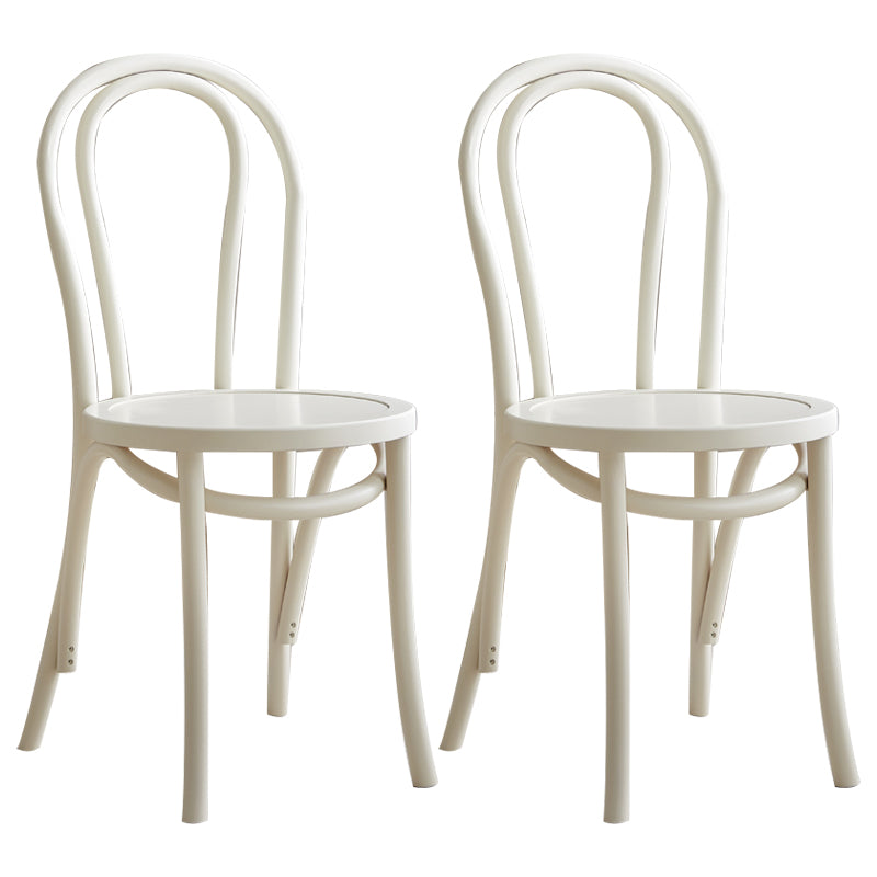 Silla de madera de haya de estilo moderno, juego de sillas de cocina con parte trasera Windsor