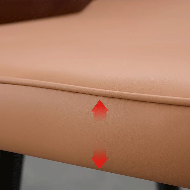 Fauteuils de salle à manger en métal Glam, chaise d'appoint à dossier ouvert pour usage domestique