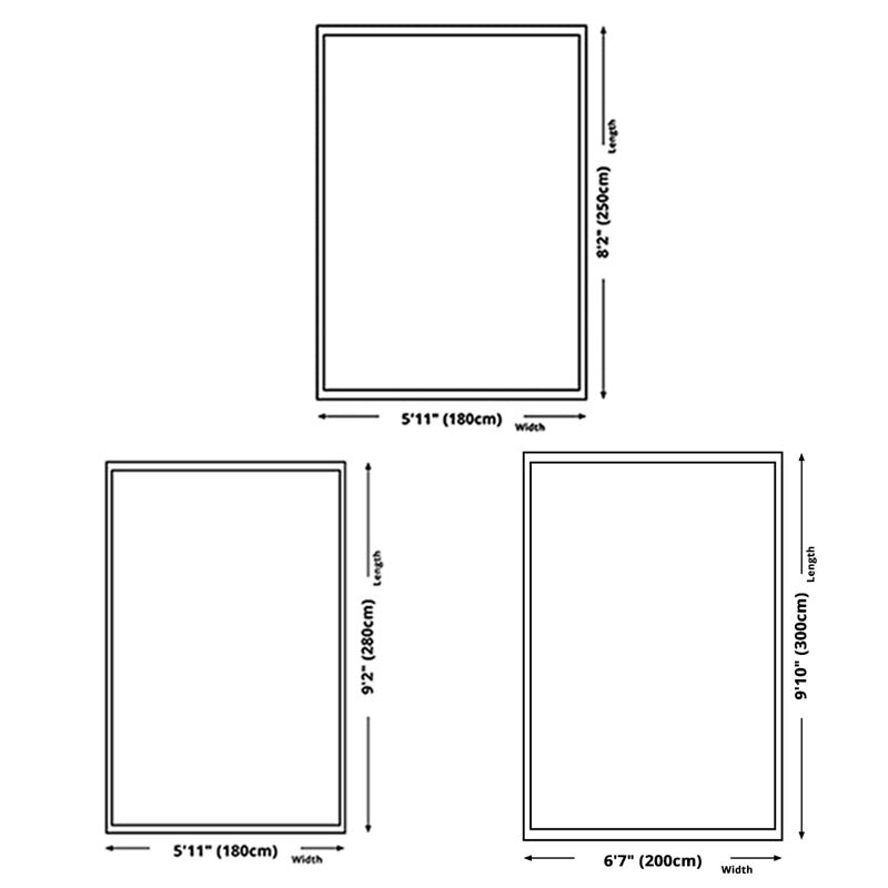 Traditional Carpet Medallion Print Polyester Indoor Rug Stain Resistant Area Rug for Home Decor