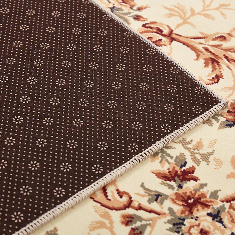 Navy Modern Rug Blending Graphic Rug Stain Resistant Rug for Living Room