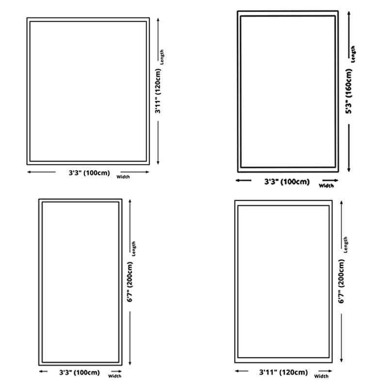 Dark Coffee Casual Rug Polyester Solid Color Rug Washable Rug for Living Room