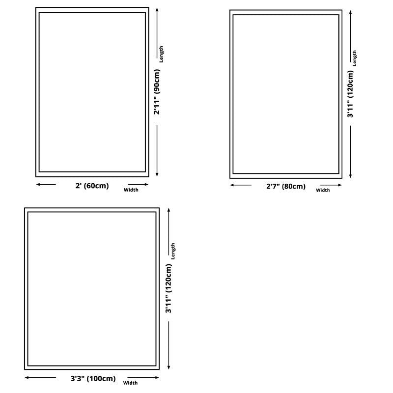 Blue European Carpet Medallion Print Polyester Area Rug Stain Resistant Rug for Home Decor