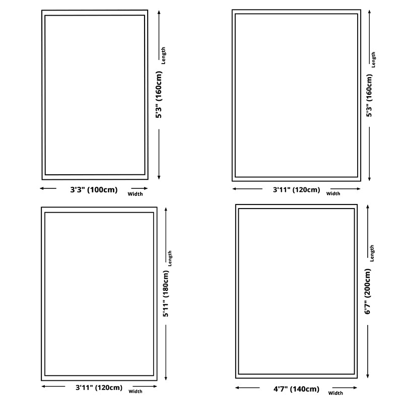 Navy Modern Rug Polyester Graphic Rug Non-Slip Backing Rug for Home Decor