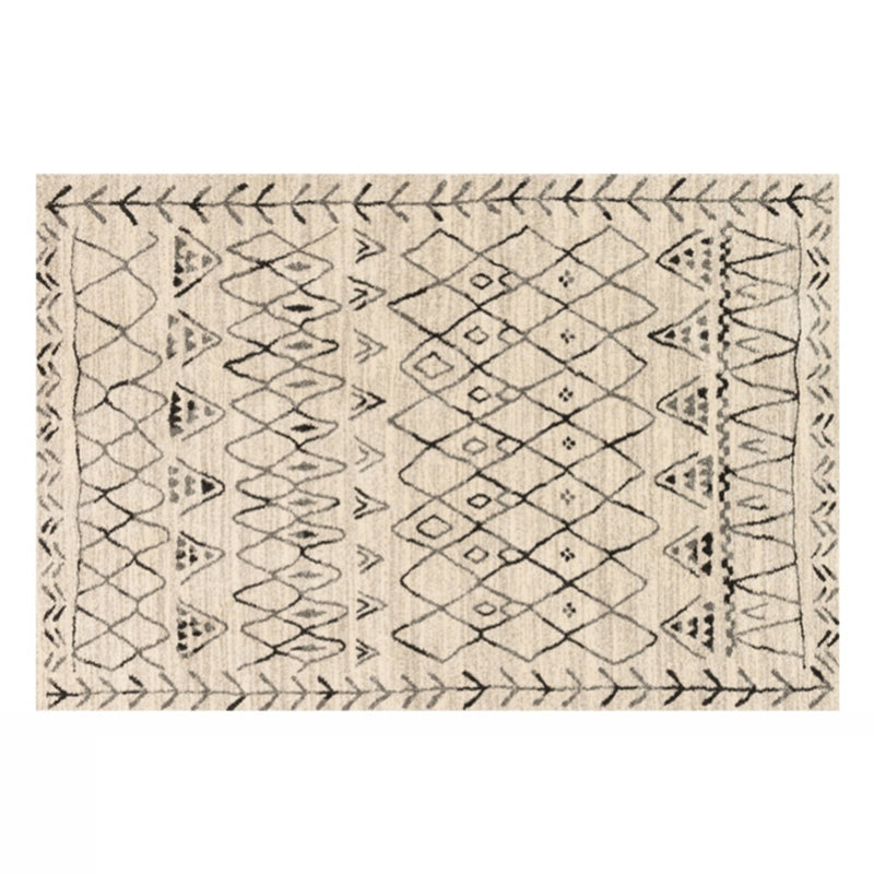 Bohemian Southwestern Print Rug Polyester Indoor Carpet Stain Resistant Area Rug for Living Room