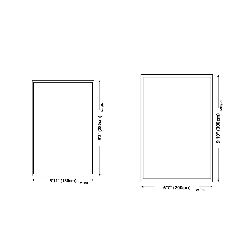 Bohemian Southwestern Print Rug Polyester Indoor Carpet Stain Resistant Area Rug for Living Room