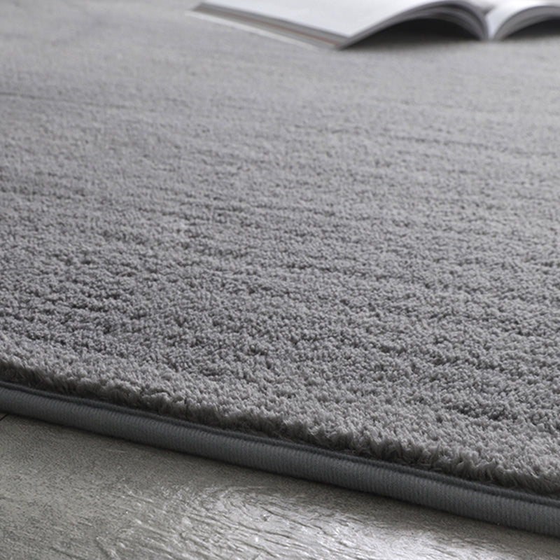 Calming Plain Shag Rug Polyester Indoor Carpet Non-Slip Backing Area Carpet for Home Decoration