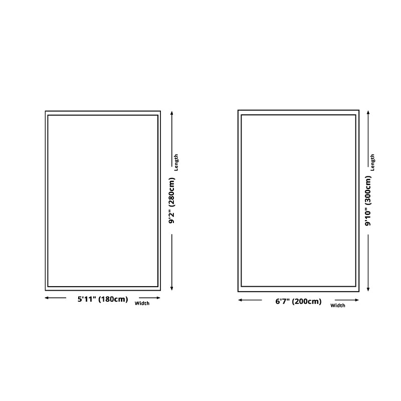 Mid-Century Area Rug Classic Floral Print Carpet Non-Slip Backing Carpet for Living Room