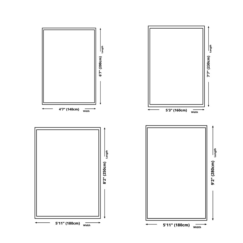 Vintage Classic Rug Antique Floral Design Rug Polyester Anti-Slip Backing Carpet for Home Decor