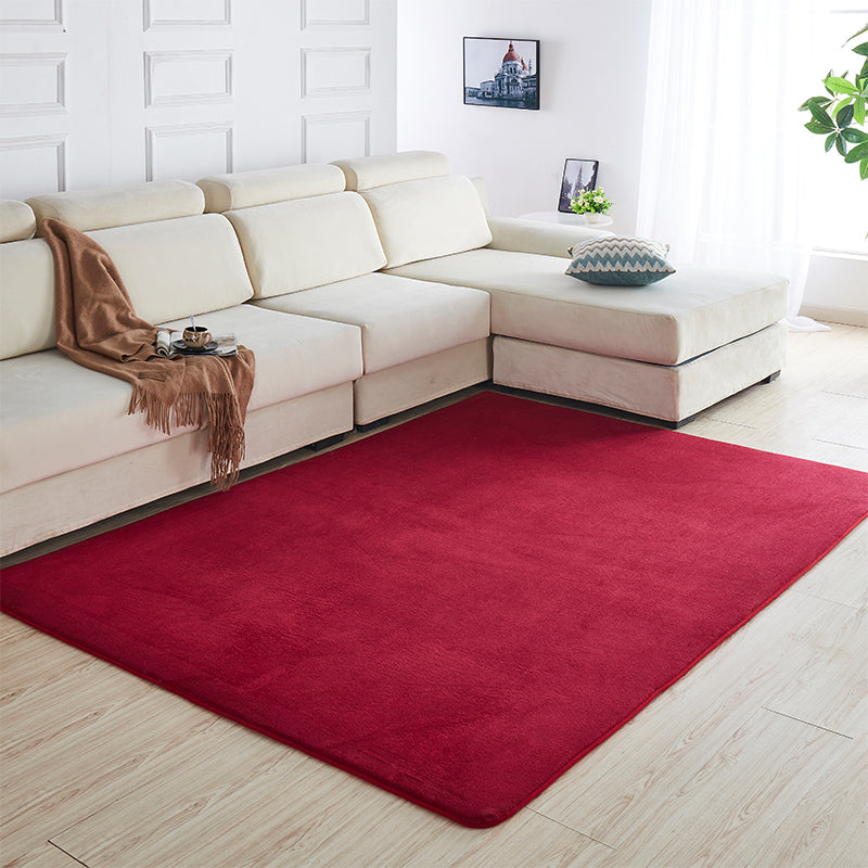 Eenvoud gewoon shag tapijt polyester binnen tapijt tapijt niet-slip achterste achtergrond tapijt voor woonkamer