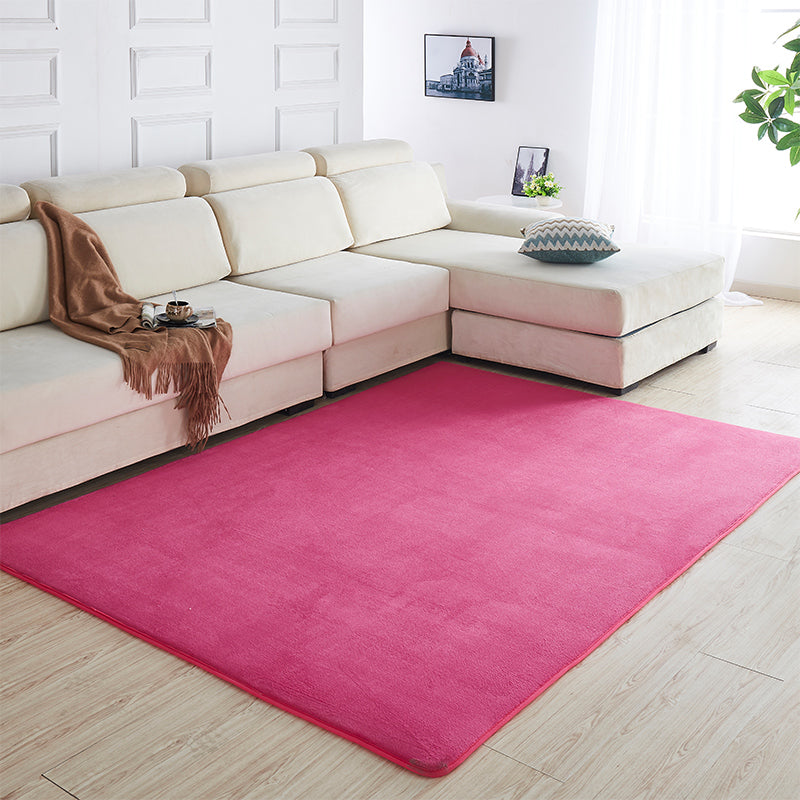 Eenvoud gewoon shag tapijt polyester binnen tapijt tapijt niet-slip achterste achtergrond tapijt voor woonkamer