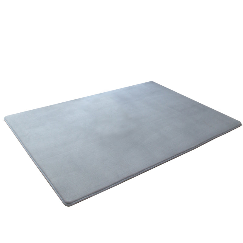 Comfort Plain Shag Rug Polyester Indoor Carpet Non-Slip Backing Area Carpet for Home Decoration