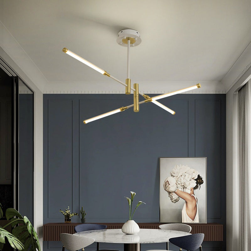 Postmodern metalen multi-tier kroonluchter verlichtingsarmatuur LED kroonluchter hanger voor zitkamer