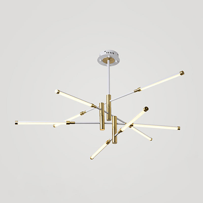 Postmodern metalen multi-tier kroonluchter verlichtingsarmatuur LED kroonluchter hanger voor zitkamer