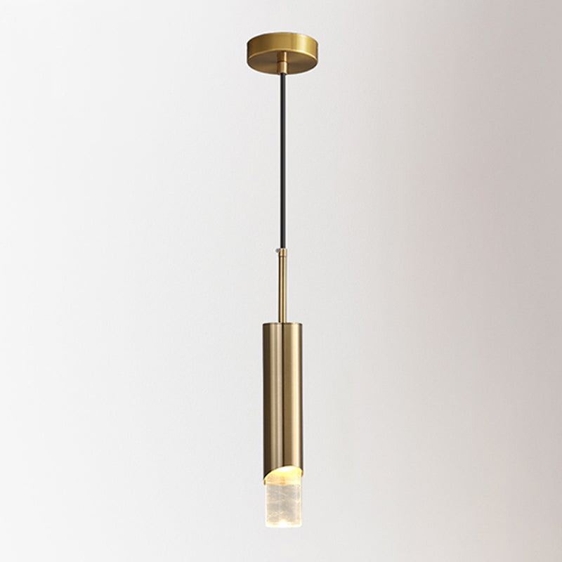 Lampada a led Lampada Simplicità Illuminazione a sospensione con una chiara tonalità acrilica per camera da letto