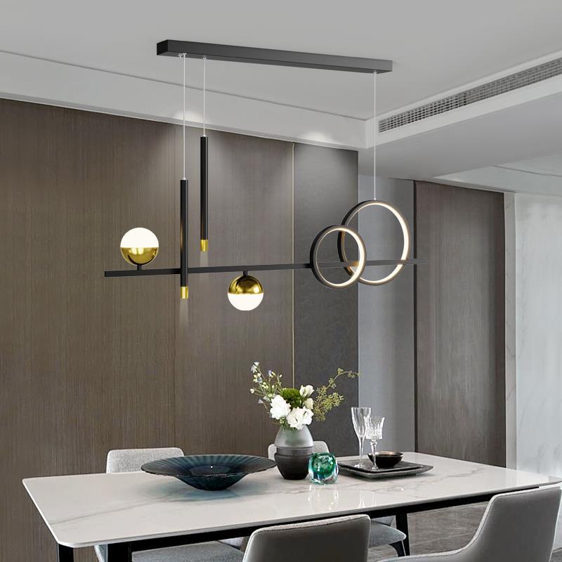 Linear Isola Lighting Acrilic Contemporary Simplicity Fishings a sospensione per il ristorante