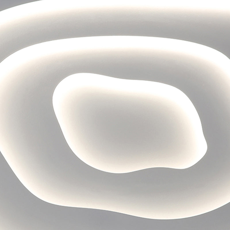 16"/20"/23" Long Flush Ceiling Light Fixture with Acrylic Shade Modern Flush Mount