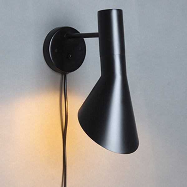 Creative Simplicity Contemporary Wall Sconce Lights with Metal Shade for Bedroom