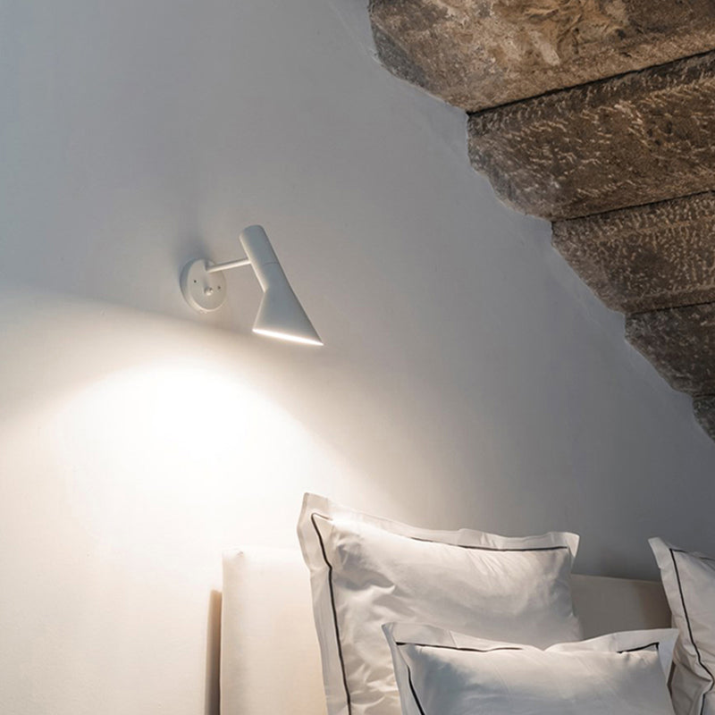 Creative Simplicity Contemporary Wall Sconce Lights with Metal Shade for Bedroom