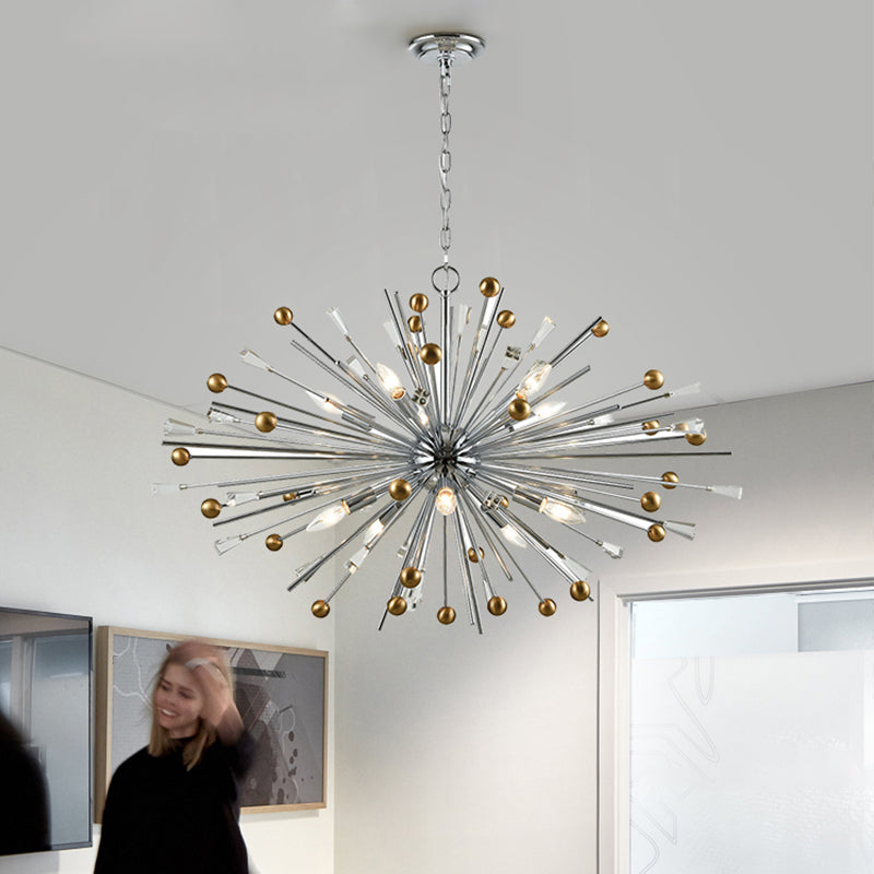 Metal Sputnik Chandelier Designer Designer Sospensione Salver Sospensione Funzione per soggiorno