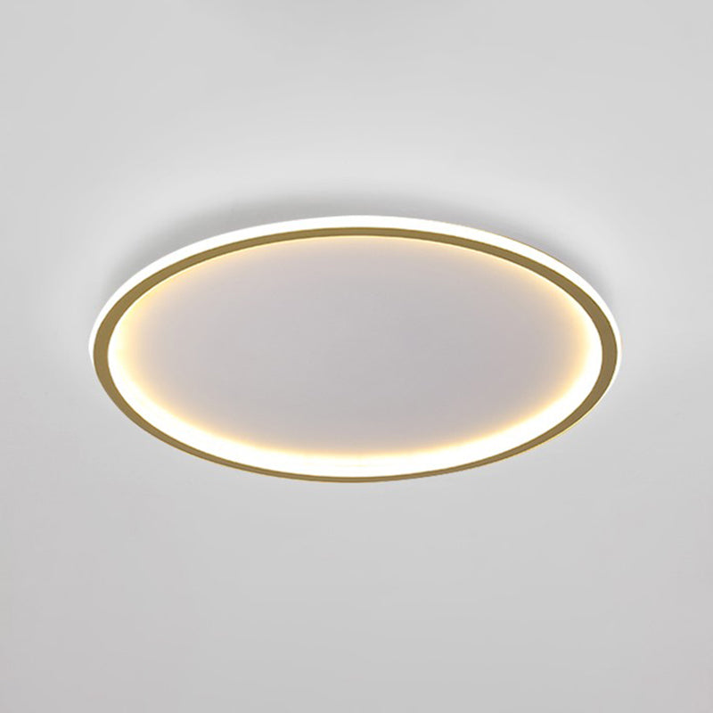 Zwart/Goud/Wit LED-plafondlamp Modern inbouwarmatuur