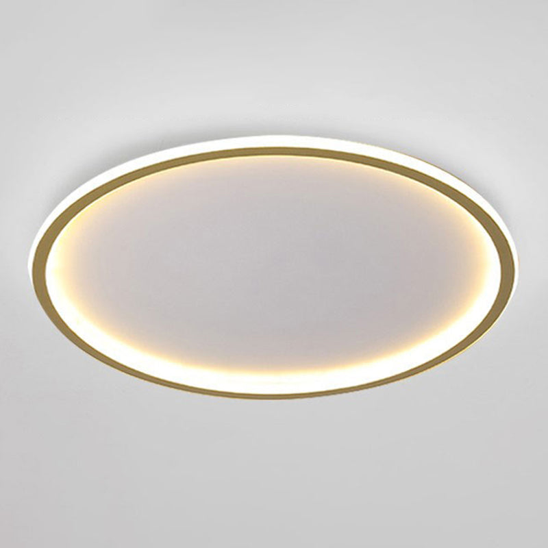 Zwart/Goud/Wit LED-plafondlamp Modern inbouwarmatuur