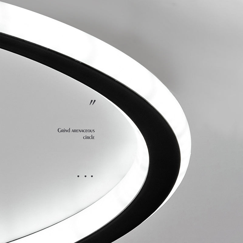 Zwart/Goud/Wit LED-plafondlamp Modern inbouwarmatuur