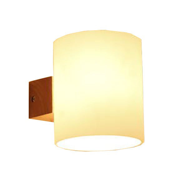 Living Room One Head Wall Sconce Modern Wood Style Wall Mounted Light Fixture