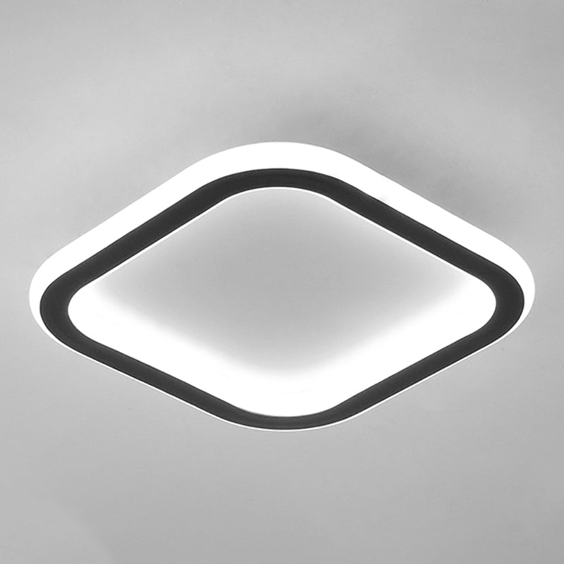 Pentagone/carré/rond/triangle LED plafonnier encastré moderne encastré