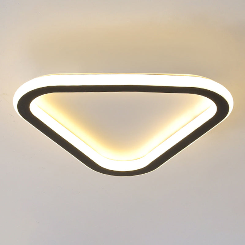 Pentagone/carré/rond/triangle LED plafonnier encastré moderne encastré