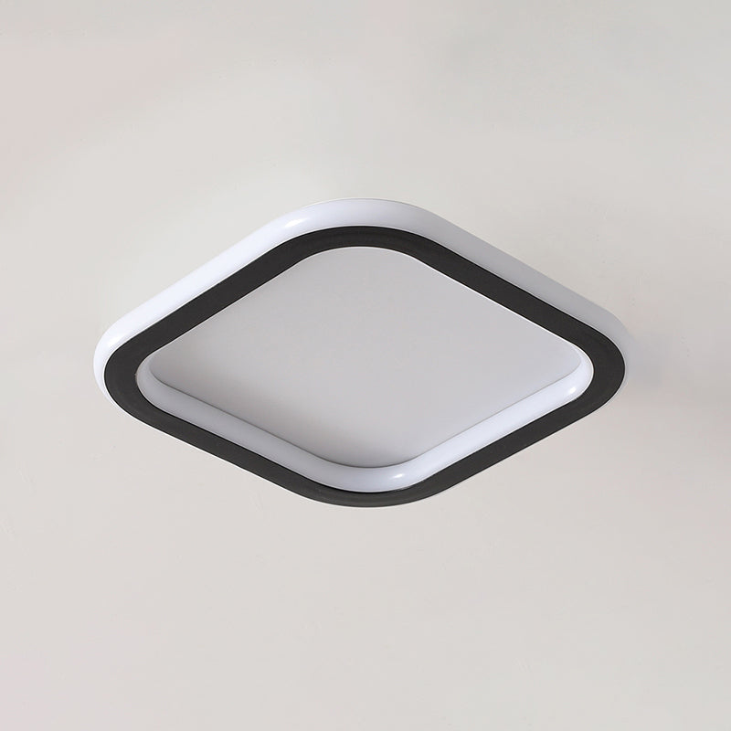 Pentagone/carré/rond/triangle LED plafonnier encastré moderne encastré