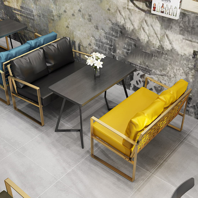 Industriële houten eetkamer keukentafel slee basis tafel voor eetkamer