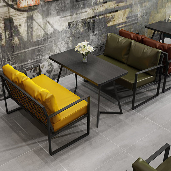 Industriële houten eetkamer keukentafel slee basis tafel voor eetkamer