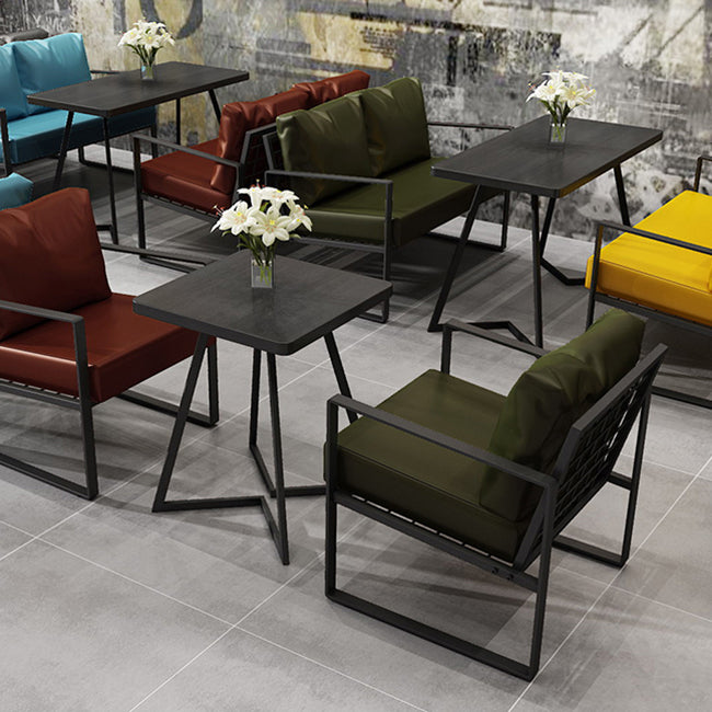 Industriële houten eetkamer keukentafel slee basis tafel voor eetkamer