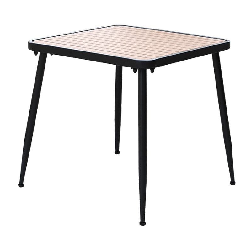 Mesa de comedor industrial 4 mesa base de metal para la cena de cocina en casa