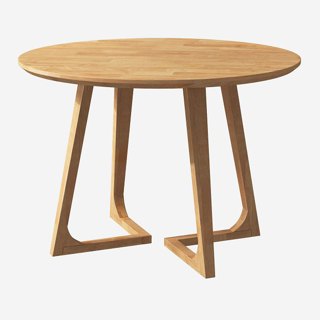 Table à manger moderne à double piédestal