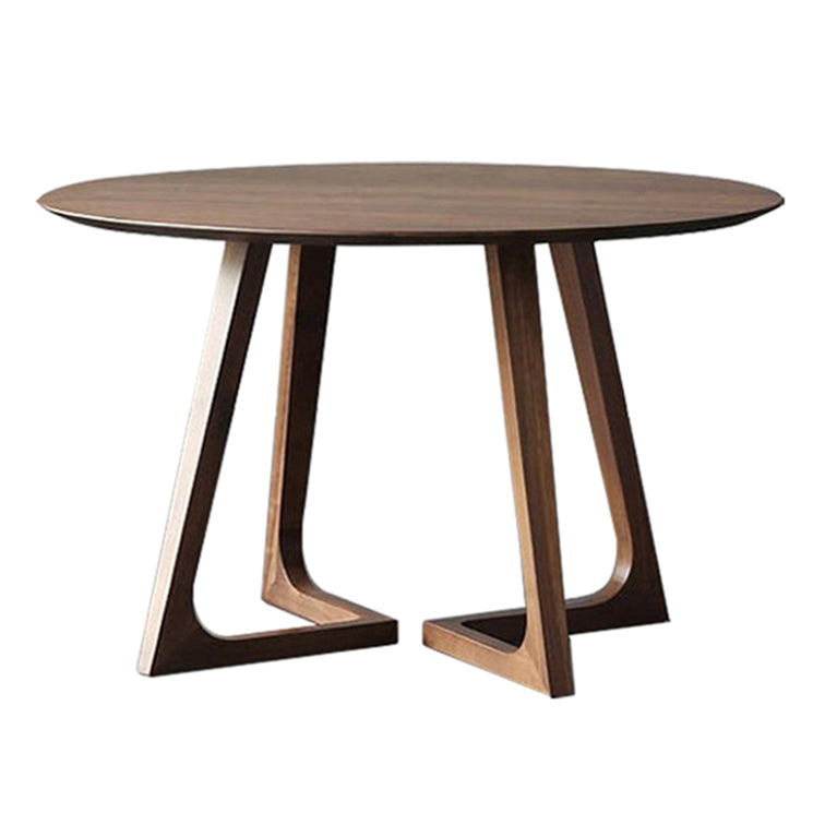 Table à manger moderne à double piédestal